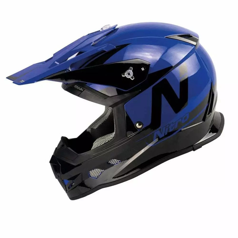 Nitro MX700 Holeshot Black / Blue SMALL