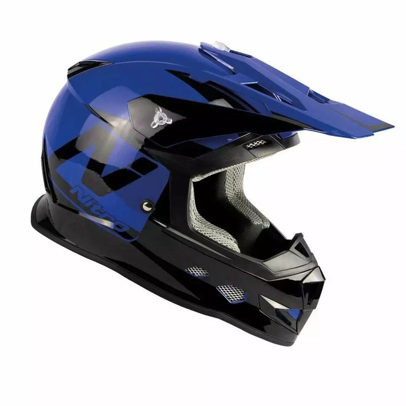 Nitro MX700 Holeshot Black / Blue SMALL