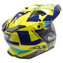 Axor Helmet X-Cross 2 Adventure - Blue/Yellow Graphic