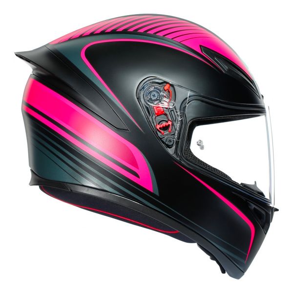 AGV K1-S Warmup Black / Pink X-Large
