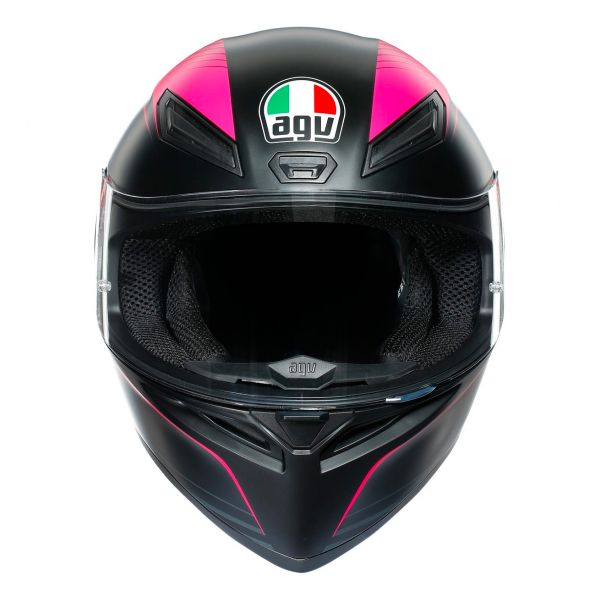 AGV K1-S Warmup Black / Pink X-Large