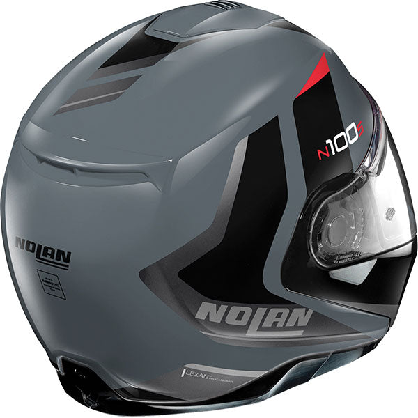 Nolan N100-5 N-Com - Hilltop Slate Grey / Black - MEDIUM