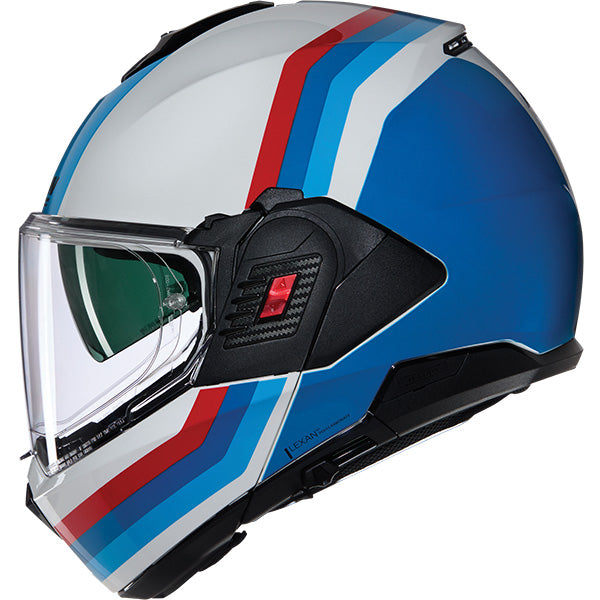 Nolan N120-1 Lineo 347 - White / Blue / Red