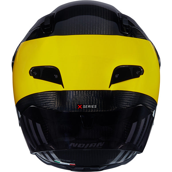 Nolan X-804 RS Ultra Carbon Combo Gara - Carbon / Yellow / Grey