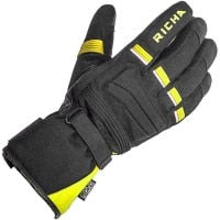 Richa Peak Glove - Black / Flo Yellow