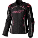 RST Ladies S-1 CE Textile Jacket - Black / Neon Pink