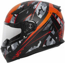 Spada Motorcycle Helmet Raiden Camo Orange