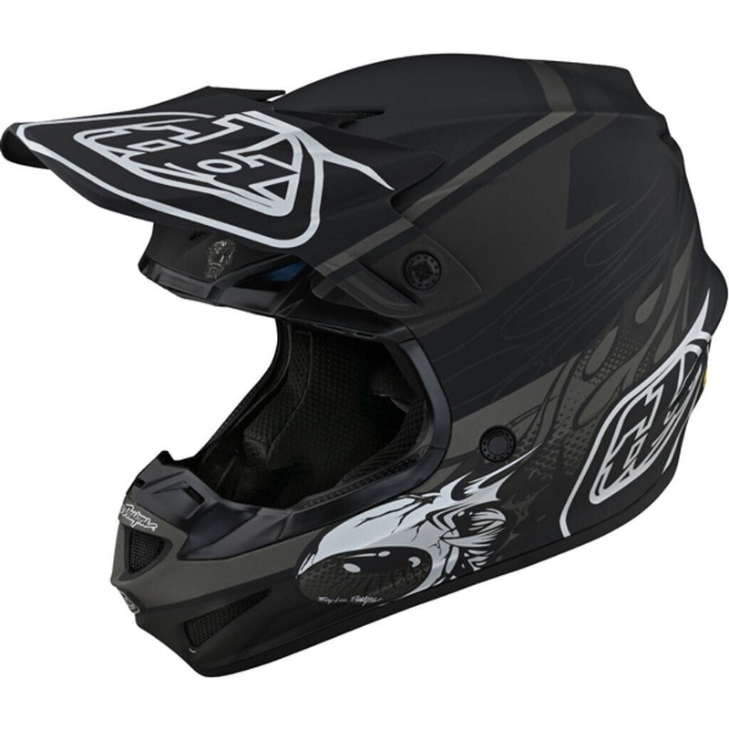 Troy Lee Designs Motocross Helmet SE4 Skooly BLACK