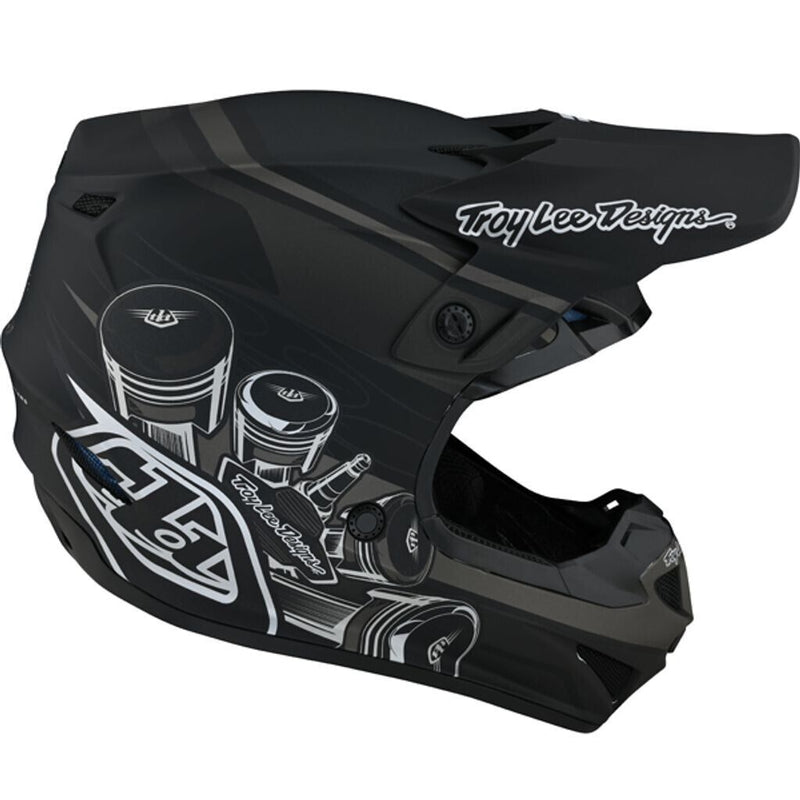 Troy Lee Designs Motocross Helmet SE4 Skooly BLACK