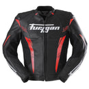 Furygan Pro One Leather Jacket - Black / Red / White