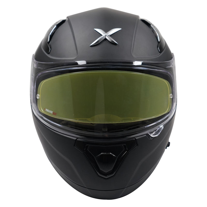 Axor Apex Matt Black DVS Sun Visor Pinlock Included Motorcycle Helmet