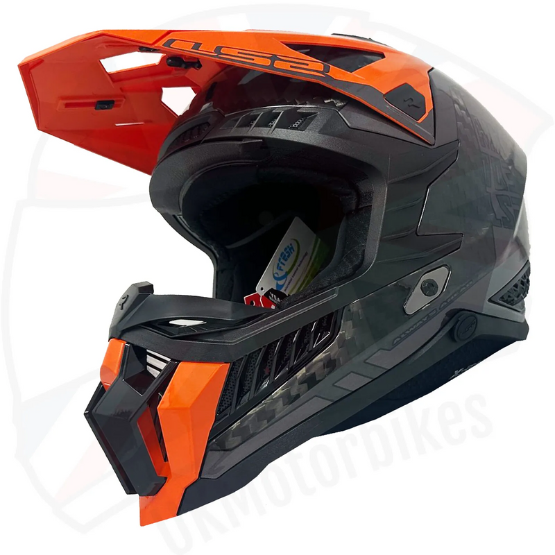 LS2 MX703 C X-Force Victory Titanium Orange LARGE