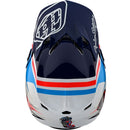Troy Lee Designs MX Motocross Helmet SE4 Skooly BLUE/RED/WHITE