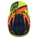 Troy Lee Designs SE4 Warped Yellow MX Helmet