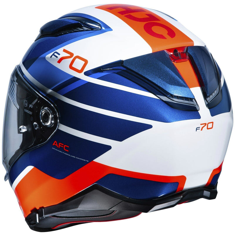 Hjc F70 Full Face Helmet Tino Mc21 - (blue Red White)