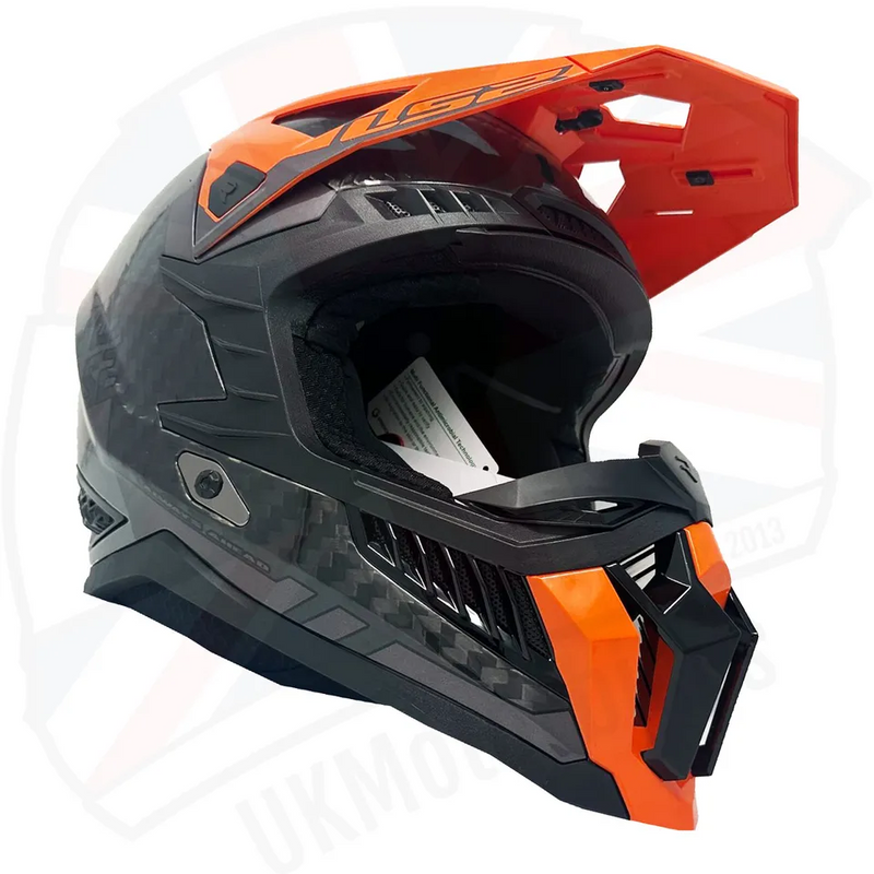 LS2 MX703 C X-Force Victory Titanium Orange LARGE