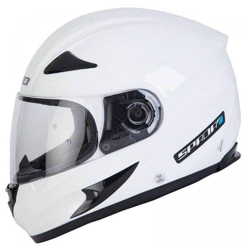 Spada RP700 Full Face Helmet GLOSSY WHITE