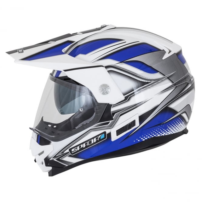 Spada Helmet Intrepid Mirage White/Blue/Black