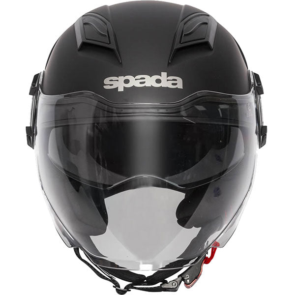 Spada Open Face Motorcycle Helmet LYCAN Matt Black