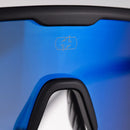 Oxford Pave Sunglasses - Black Frame Blue Mirror Lens