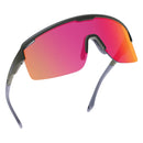 Oxford Pave Sunglasses - Green Frame Orange Mirror Lens