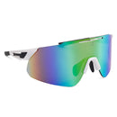 Oxford Corsa Sunglasses - White Frame Rainbow Lens