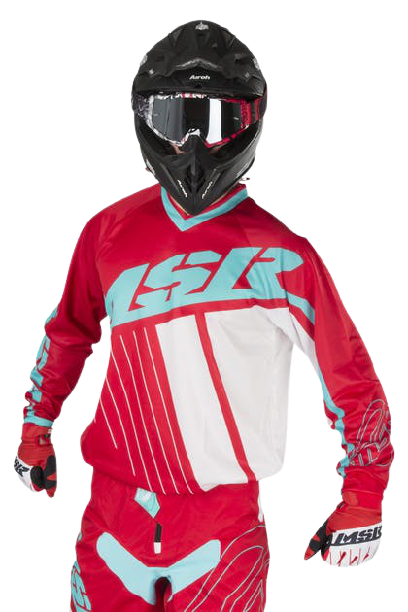 MSR M16/17 Axxis MX Motocross Jersey Red-Blue-White - Last Years Gear Store