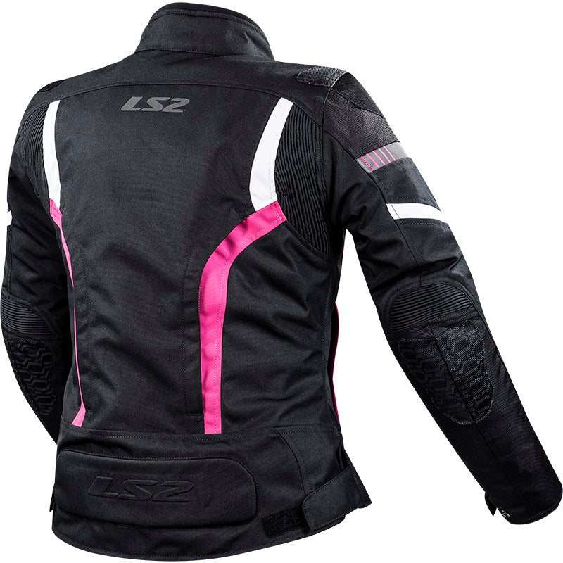LS2 Gate Ladies Jacket - Black / Pink