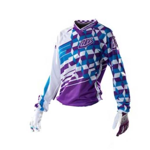 Troy Lee Designs Jersey GP Girls Purple TLD Motocross - Last Years Gear Store
