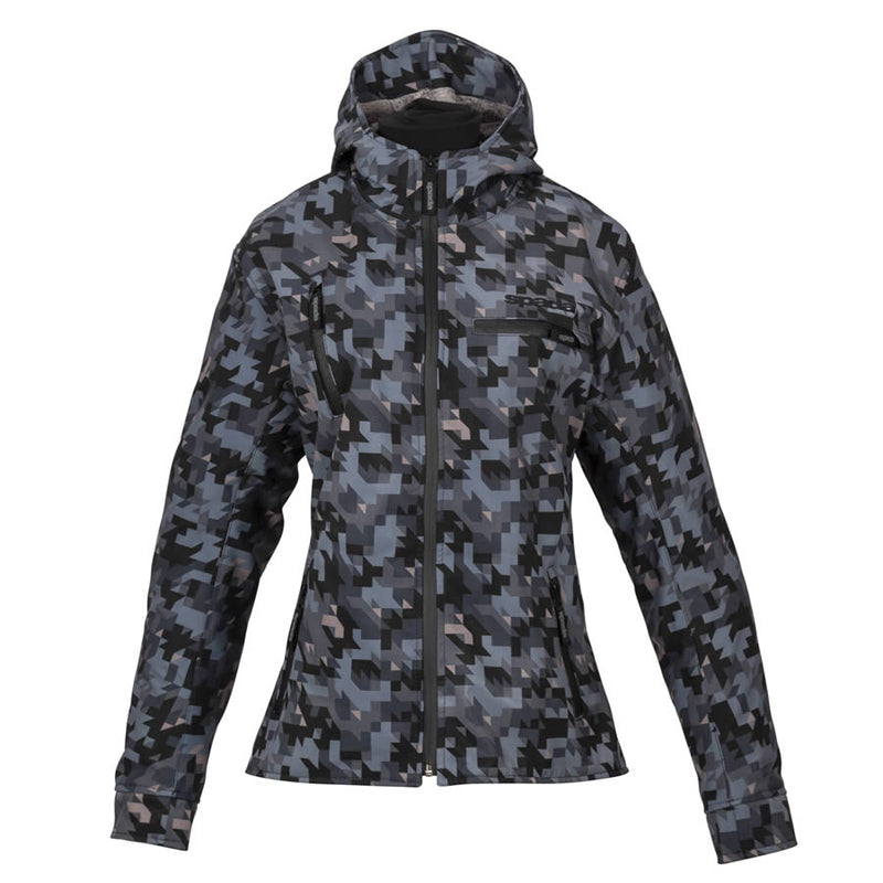 Spada Grid Ladies Waterproof Jacket Camo Grey