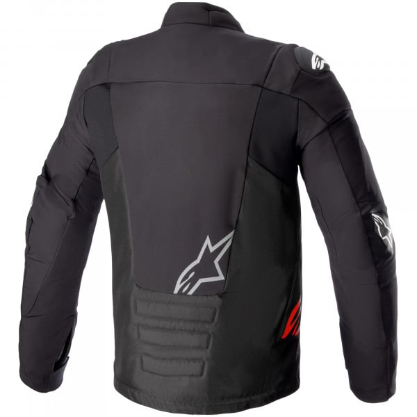 Alpinestars SMX Waterproof Textile Jacket - Black / Dark Grey / Bright Red