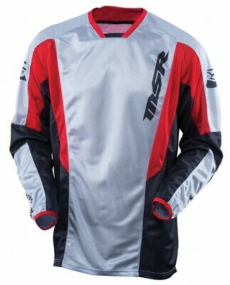 MSR Ascent Grey Black Red Motocross Jersey - Last Years Gear Store