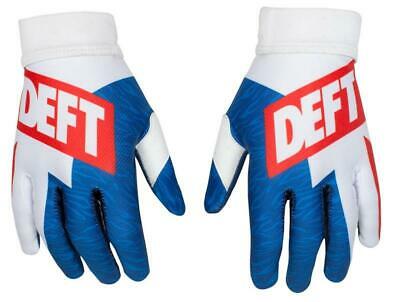 Deft Family Motocross MX Gloves Evident Cat 4 Red/Blue Glove - Last Years Gear Store