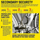 Kryptonite Bicycle Lock Bike Kryptoflex 1565 Key Cable 15Mm X 65Cm Lock - Last Years Gear Store