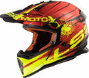Motocross Helmet LS2 MX 437 Fast Gator Red Dirt Bike Lid UK SELLER FREE DELIVERY - Last Years Gear Store