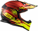 Motocross Helmet LS2 MX 437 Fast Gator Red Dirt Bike Lid UK SELLER FREE DELIVERY - Last Years Gear Store