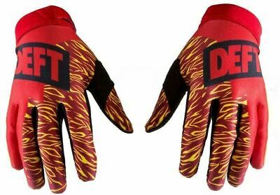 Deft Family Motocross MX Gloves Evident Cat 4 Glove Red/Yel - Last Years Gear Store