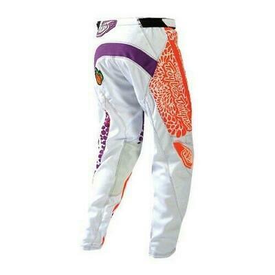 Troy Lee Designs Girls Pants Voodoo White Motocross - Last Years Gear Store