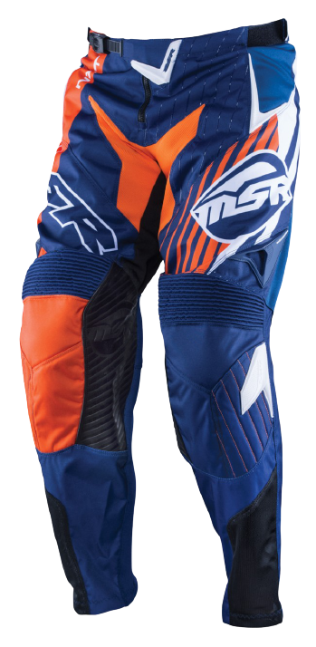 MSR Motorcross Pants NXT Navy/Orange MX Dirtbike Enduro Off Road Pants Trousers - Last Years Gear Store
