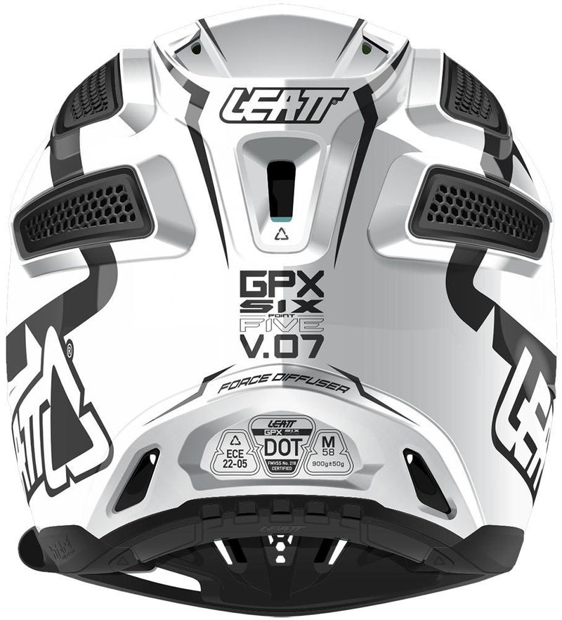 Leatt GPX 5.5 Junior White/Black Kids Motocross Helmet Medium