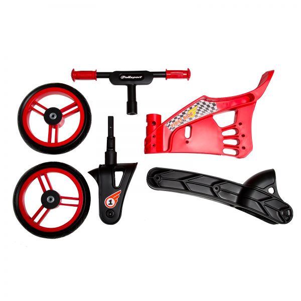 Polisport First Ride Mini Mx / Off-Road Red Kids Balance Bike for Ages 2+